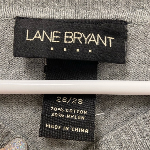 Lane Bryant size 26/28 soft, gray large cardigan size - Picture 3 of 3